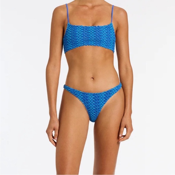 NWT Triangl Mica Nayarit Blue Bikini - Picture 3 of 8